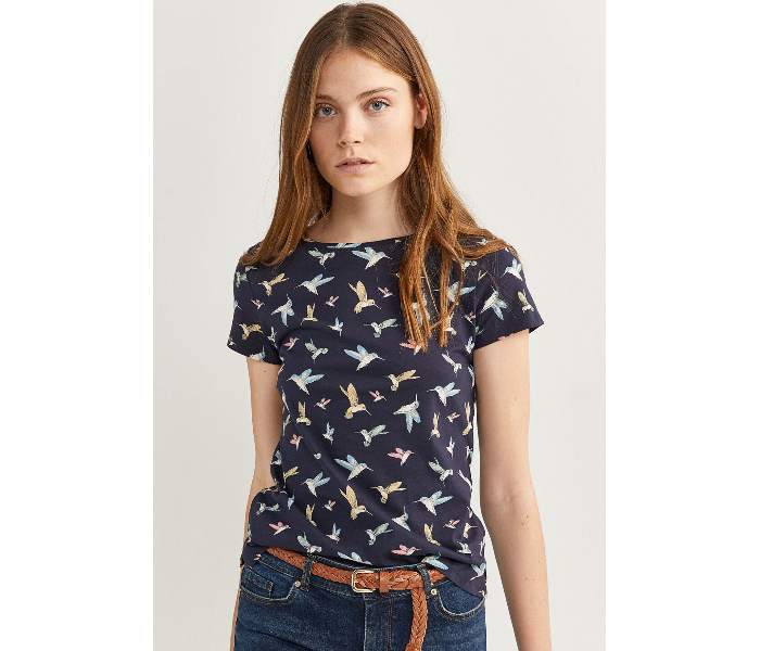 Springfield 886811510 Small T-Shirt for Women - Navy - Zoom Image 1