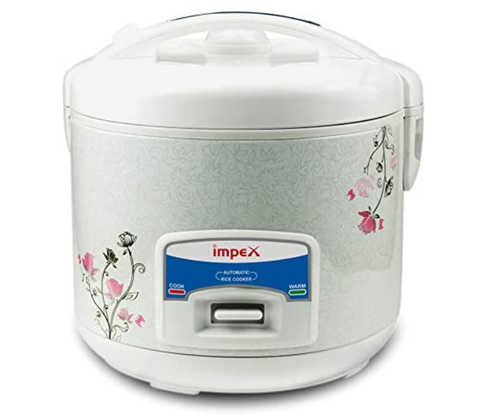 Impex RC 2803 1.8 Liter 700W Automatic Electric Rice Cooker - White - Zoom Image