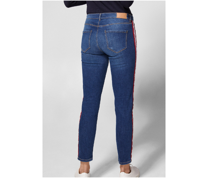 Springfield 682437415 Size 34 Denim for Women - Medium Blue - Zoom Image 4