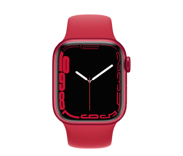 Apple Watch Series 7 GPS and Cellular 41mm PRODUCT RED Aluminum Case with Sport Band - Zoom Image 2