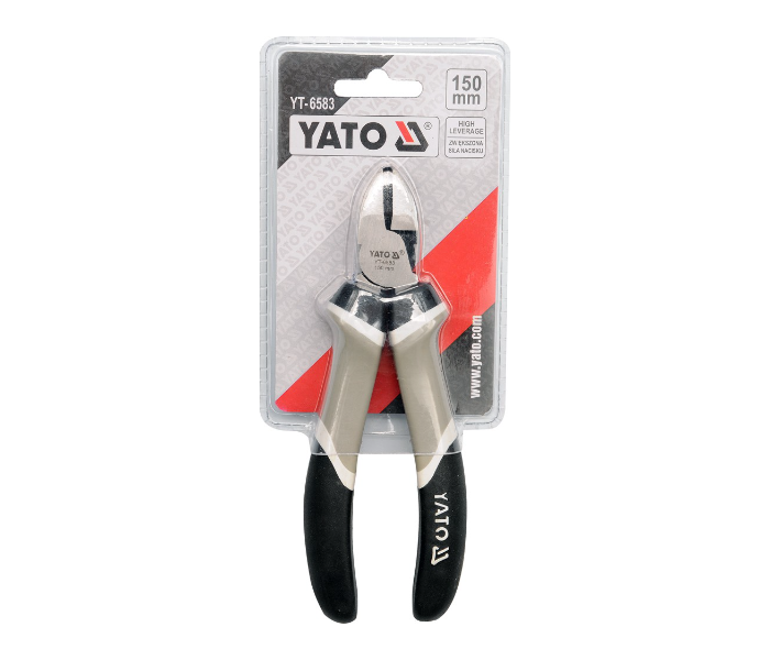 Yato YT-6583 7 Inch High Leverage Diagonal Plier - Grey and Black - Zoom Image 2