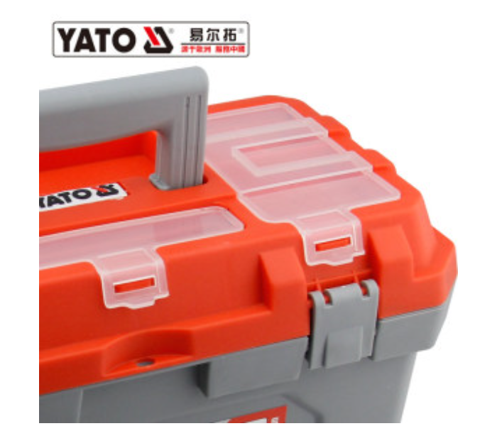 Yato YT-88882 Large Size Plastic Tools Storage Box - Red and Grey - Zoom Image 4