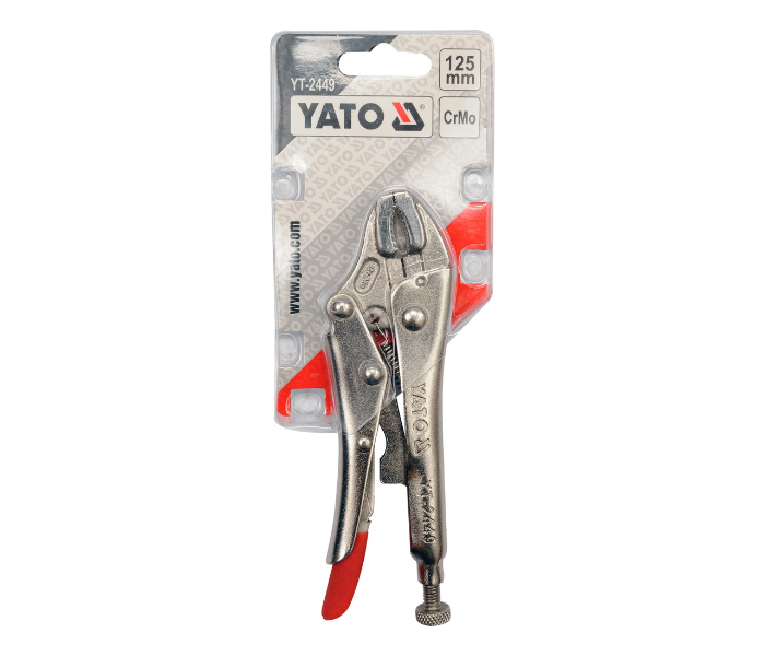 Yato YT-2449 5 Inch Cr-Mo Steel Locking Plier - Silver - Zoom Image 2