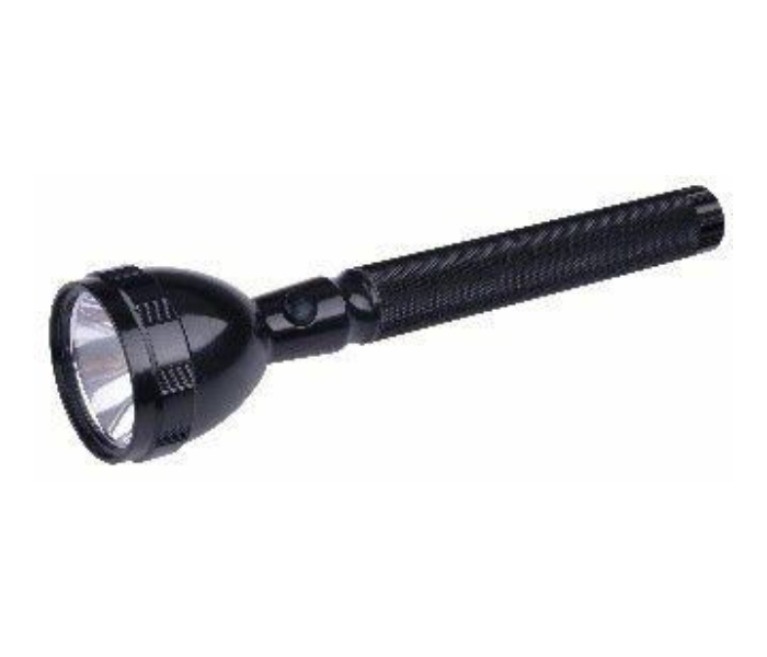 Impex GLISTER G22B LED Rechargeable Flashlight with Charge Indicator - Black - Zoom Image