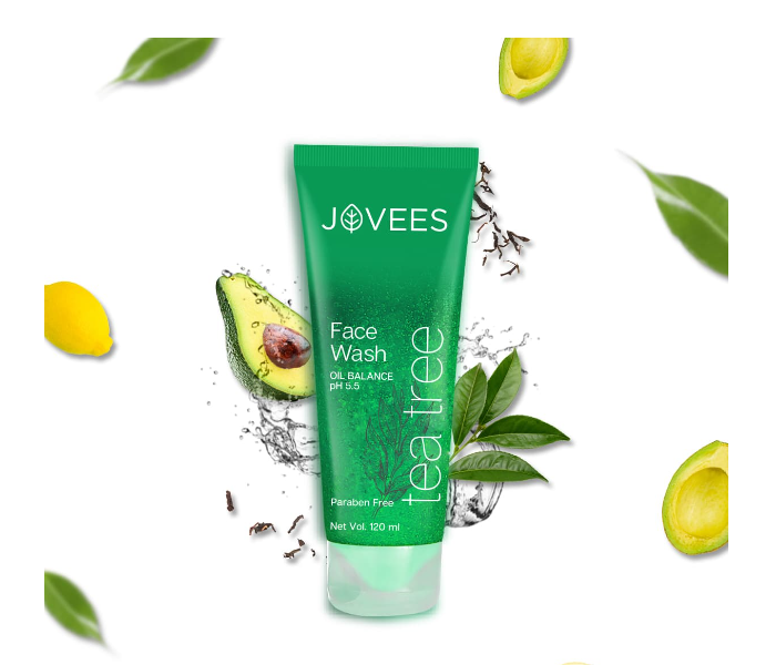 Jovees 64990 120ml Tea Tree Oil Control Facewash - Zoom Image