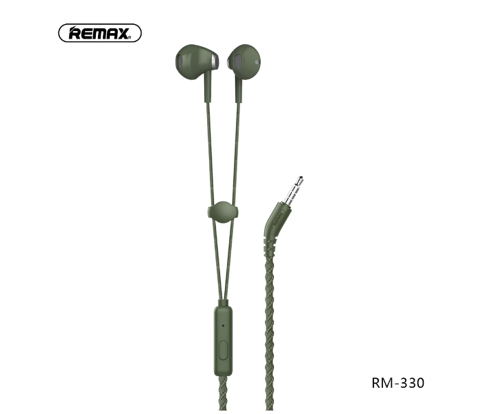 Remax RM-330 Bracelet Wired Earphone - Green - Zoom Image 1