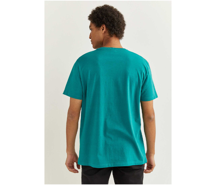 Springfield 712210187 XL Short Sleeve T-Shirt for Men - Turquoise - Zoom Image 2