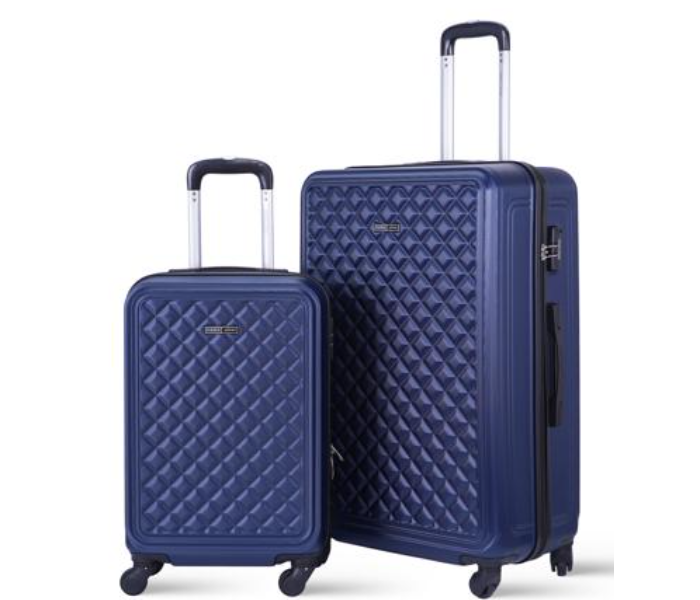 Para John PJTR2042 2Pieces Hardside Travel Trolley Luggage Set -Navy Blue - Zoom Image 1