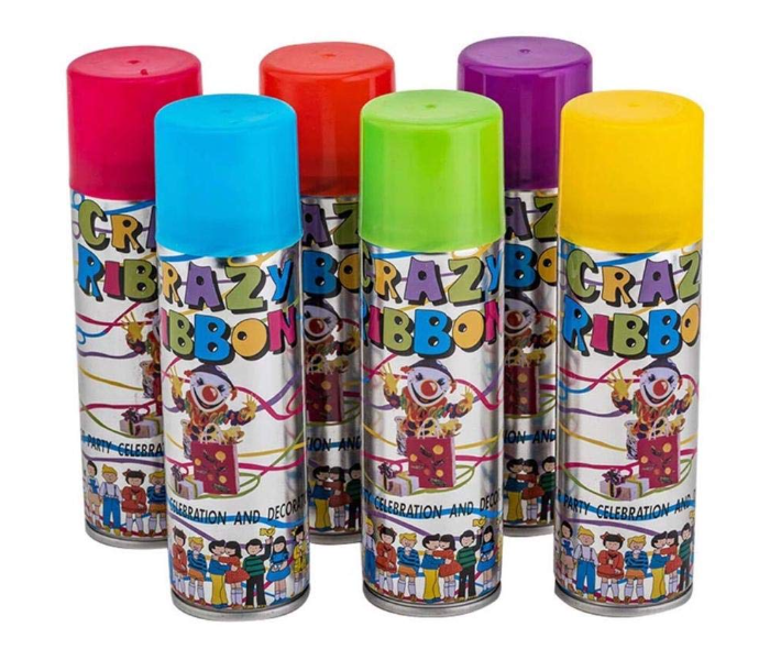 Vibgyor 1 Pieces Crazy Party Ribbon Spray - Zoom Image