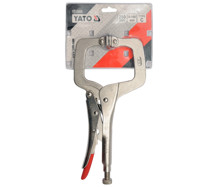 Yato YT-2466 11 Inch Type C Welding Locking Plier - Silver - Zoom Image 1