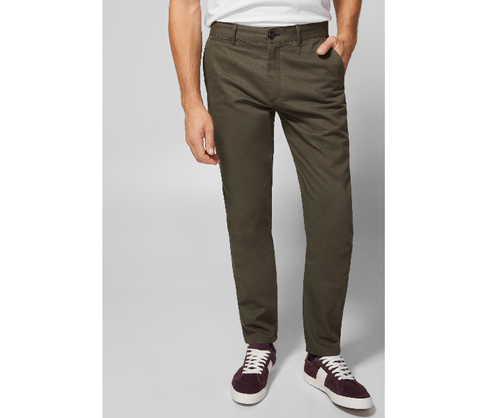 Springfield 155475125 Size 42 Chinos for Men - Green - Zoom Image 1