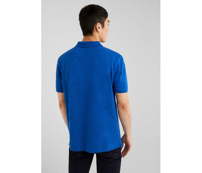 Springfield 855099916 XS Basic Polo Shirt for Men - Blue - Zoom Image 3