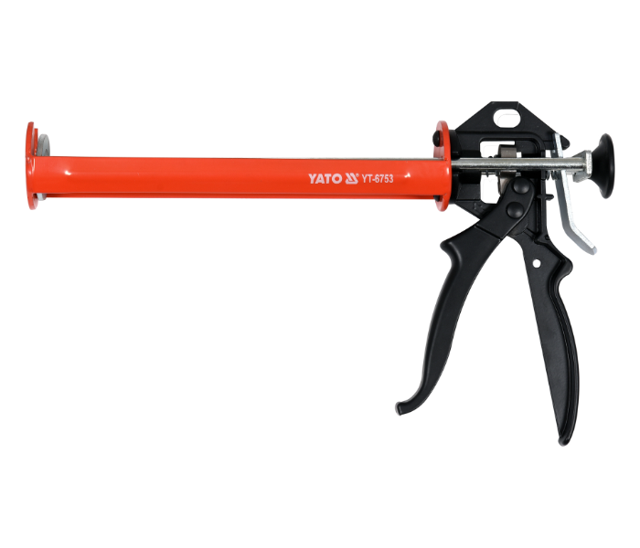 Yato YT-6753 Steel Caulking Gun - Black and Red - Zoom Image 1