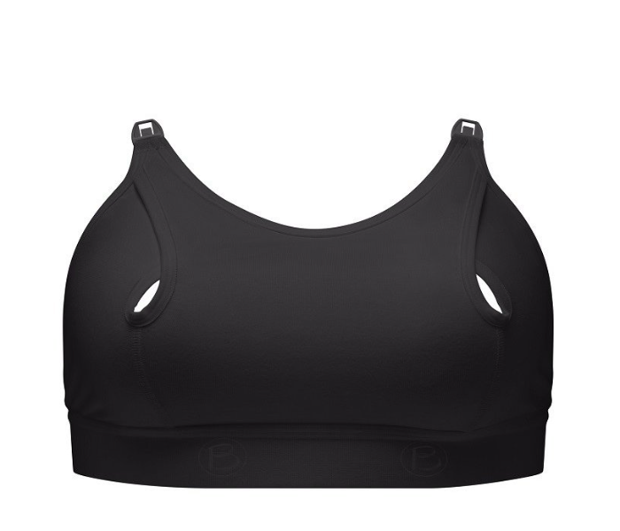 Bravado 9301XJ2-4 Extra Large Clip And Pump Accessory Nursing Bra -Black - Zoom Image 1