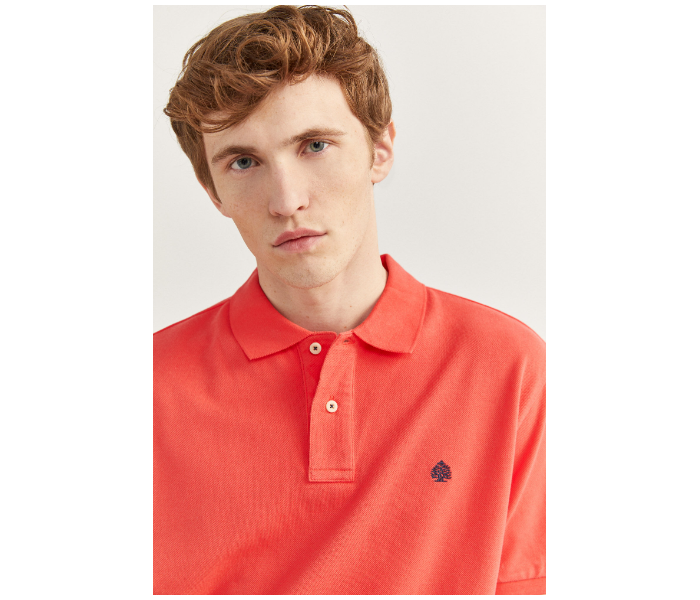 Springfield 855102265 XXL Basic Polo Shirt for Men - Orange - Zoom Image 2