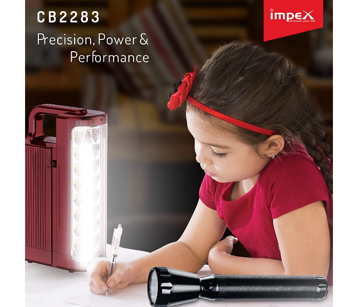 Impex CB 2283 Super Bright SMD LED Rechargeable Lantern and Flashlight - Zoom Image 2