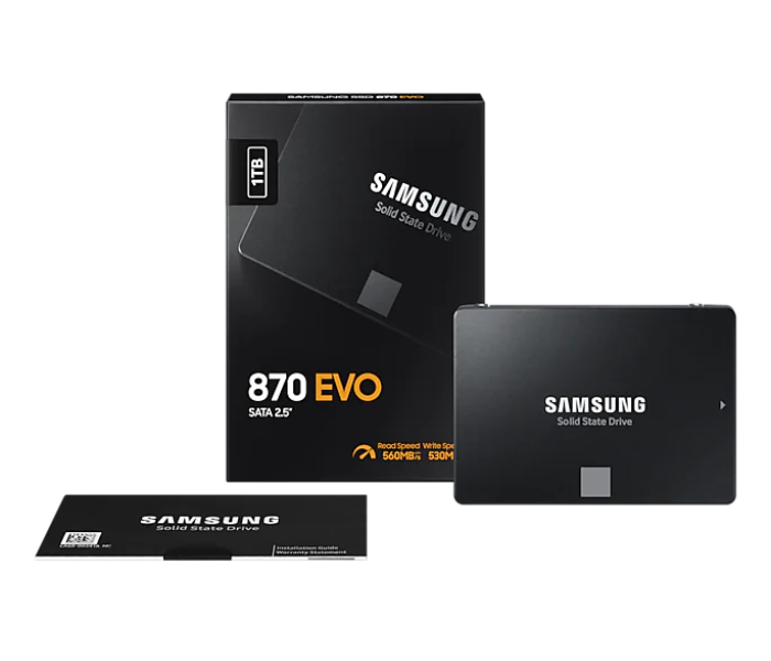 Samsung MZ-77Q1T0BW 870 QVO 1TB SATA 2.5 inch Internal Solid State Drive - Black - Zoom Image 4