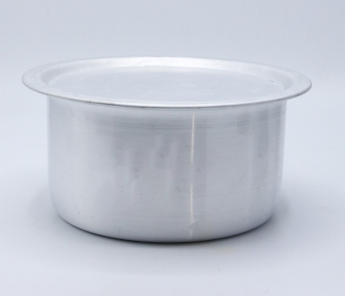 Gitco GIT2561 20cm Aluminium Pot With Lid-Silver - Zoom Image 1