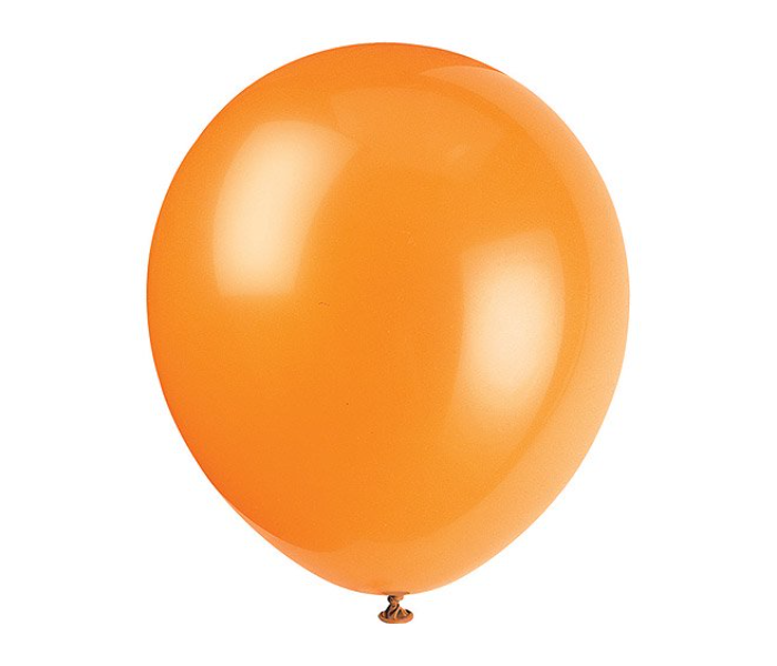 Mira Decor M D N12 258 12 inch Pack of 25 Piece Latex Balloon - Orange - Zoom Image