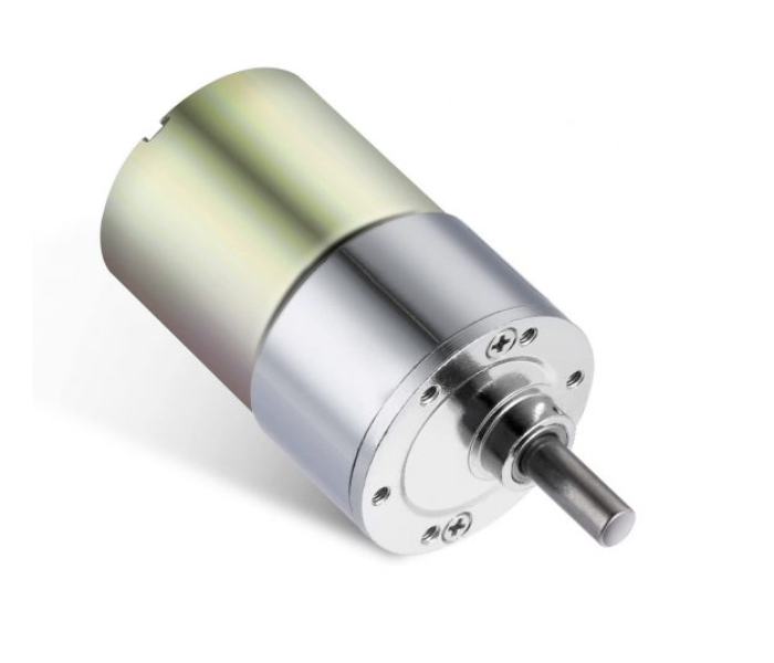 High Power 12V 318RPM 1.4KGFCM Brushed DC Geared Motor -Silver - Zoom Image 2