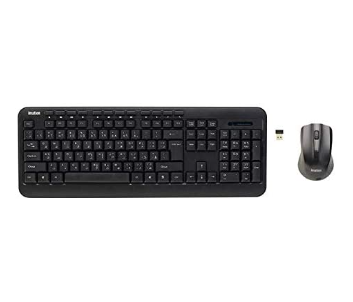 Lenovo WIC319 Wireless Keyboard and Mouse Combo - Black - Zoom Image 3