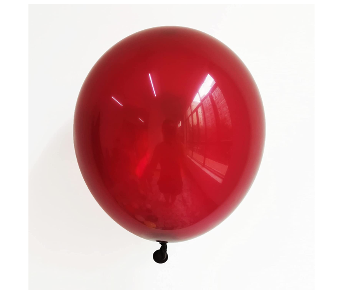 Mira Decor M D N10 2510 10 inch Pack of 25 Piece Latex Balloon - Wine Red - Zoom Image