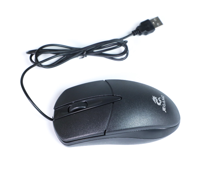 Jongo JM-018 Wired Optical Mouse - Black - Zoom Image 3