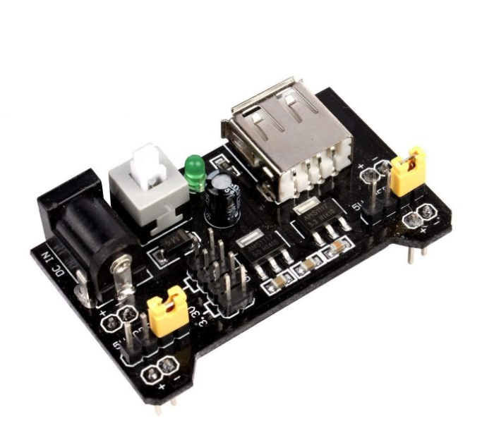 Breadboard Power Supply Module - Black - Zoom Image 1