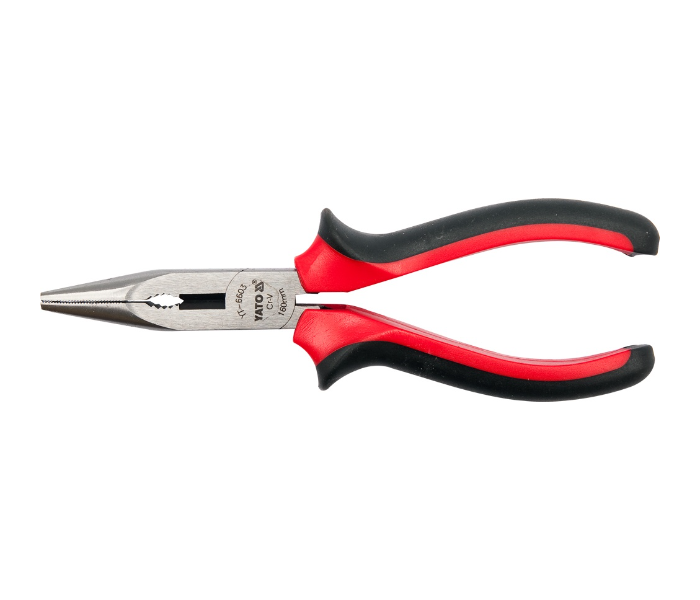 Yato YT-6603 160mm Long Nose Plier - Black and Red - Zoom Image 1