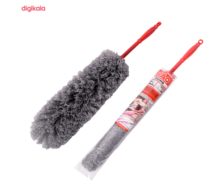 Liao 67382  Microfiber Cleaning Duster E130023 - Red and Grey - Zoom Image