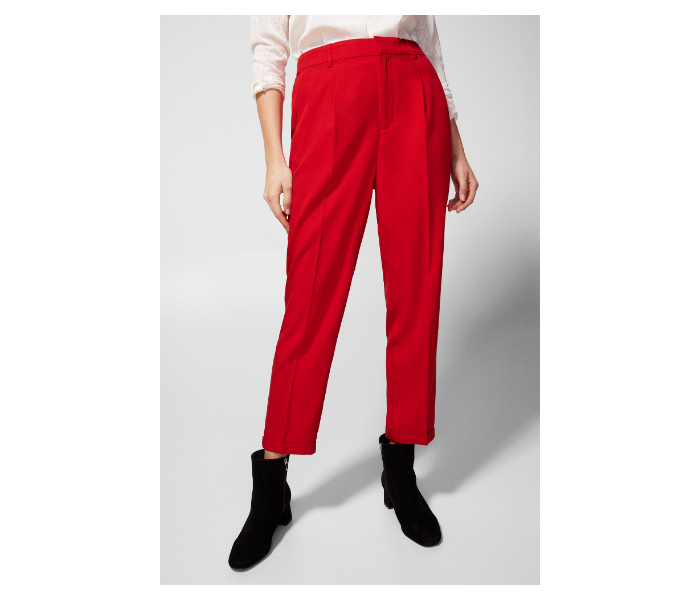 Springfield 683594564 Size 38 Cotton Pant for Women - Red - Zoom Image 1