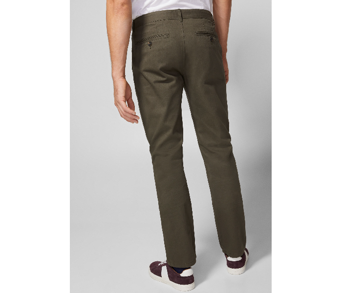 Springfield 155475125 Size 42 Chinos for Men - Green - Zoom Image 3