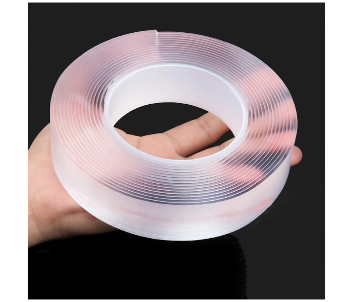 OEM 2 Meter Transparent Reusable Nano Double Sided Tape - Zoom Image 3