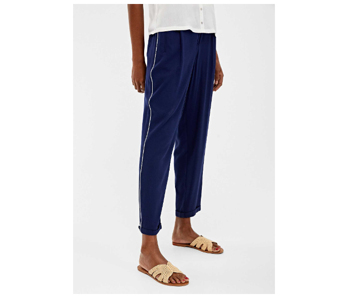 Springfield 683682816 Size 34 Cotton Pant for Women - Blue - Zoom Image 1