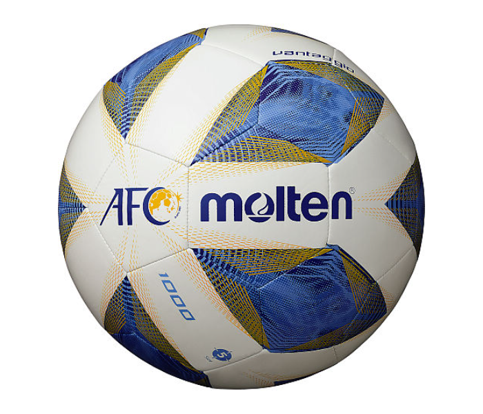 Molten MLTF5A1000-A  Machine Sewn Synthetic Leather Football -  Blue - Zoom Image