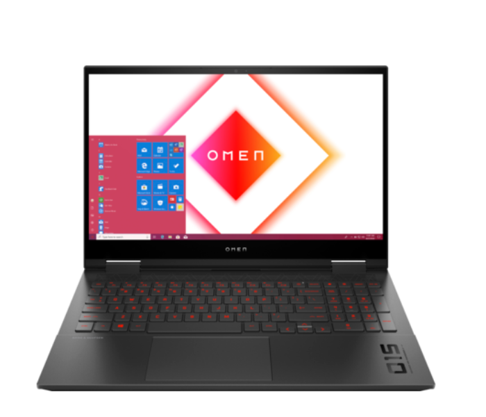 HP OMEN Laptop 15-ek1001ne 384X2EA 15.6 Inch Intel Core i7-10870H Quad Processor 32GB RAM 1TB SSD 1TB SSD 8GB NVIDIA GeForce RTX 3070 Windows 10 -Black - Zoom Image 1