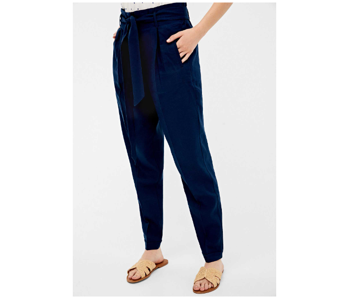 Springfield 683688716 Size 36 Cotton Pant for Women - Blue - Zoom Image