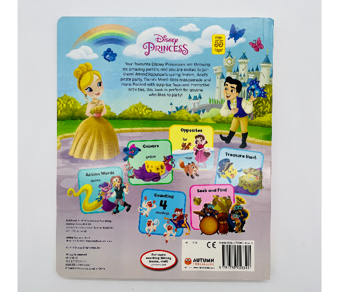 Disney Princess - Party Like a Princess Disney Board Story Book Published  by Autumn Publishing - Zoom Image 2