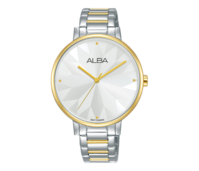 Alba AH8544X1 36mm Fashion Stainless Steel Analog Watch for Women - Silver and Gold - Zoom Image