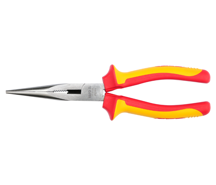 Yato YT-21155 8 Inch Insulated Long Nose Plier - Yellow and Red - Zoom Image 1