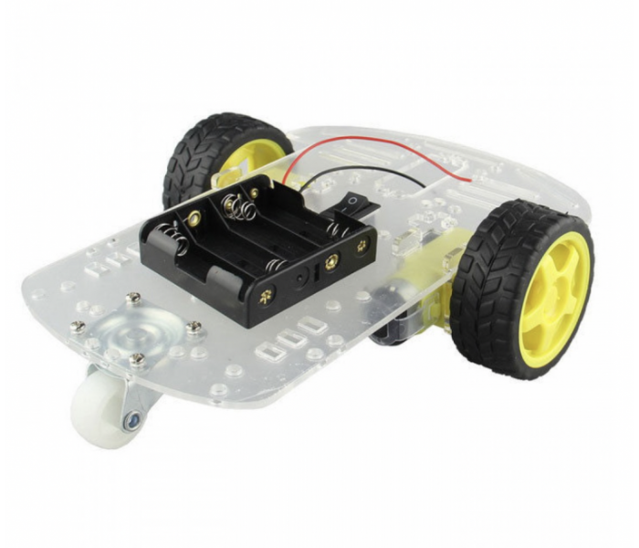 Arduino Robot 2Wheel Drive Car Kit - Black And Yellow - Zoom Image 2