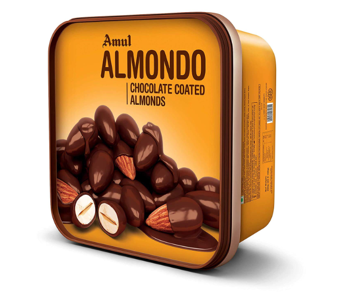 Amul 66373 200gm Chocolate Coated Almond   Box - Zoom Image