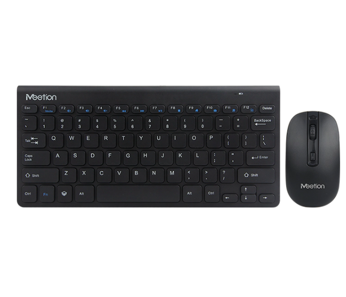 Meetion MT-MINI4000 2.4G Wireless Keyboard And Mouse Combo Power-efficient Wireless Technology - Black - Zoom Image 2