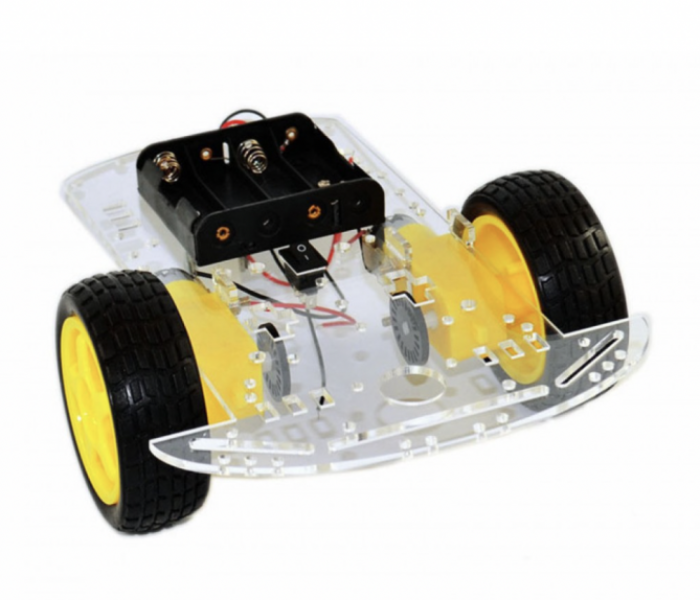 Arduino Robot 2Wheel Drive Car Kit - Black And Yellow - Zoom Image 1