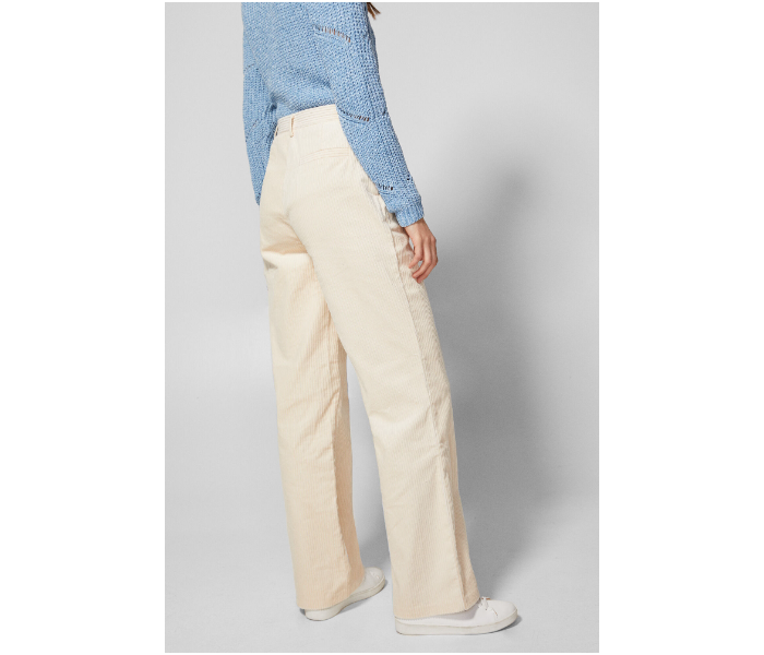 Springfield 683593797 Size 34 Cotton Pant for Women - White - Zoom Image 3