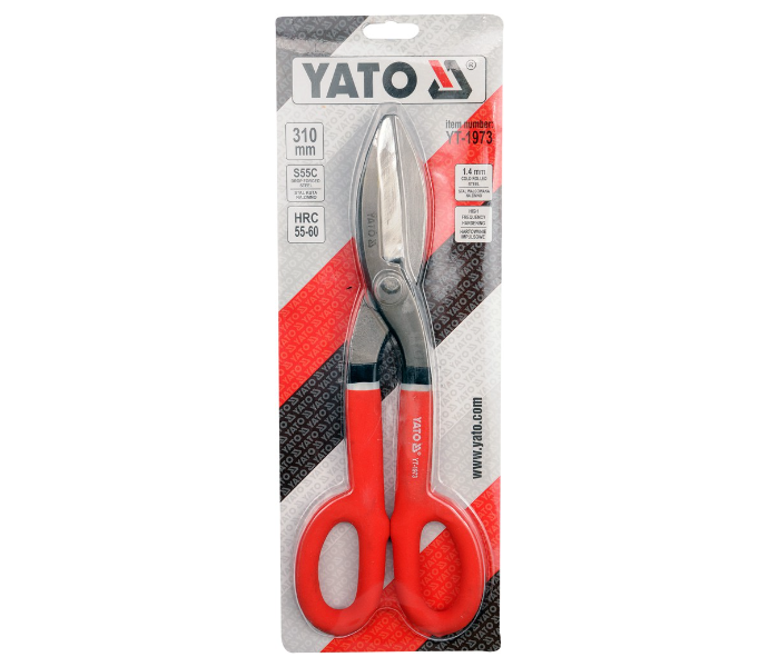 Yato YT-1973 310mm High Carbon Steel American Type Tin Snip - Red - Zoom Image 2