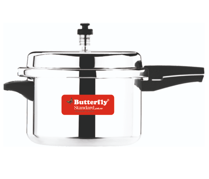 Butterfly BFY 171150AL5 5 Litre Aluminium Pressure Cooker - Silver - Zoom Image