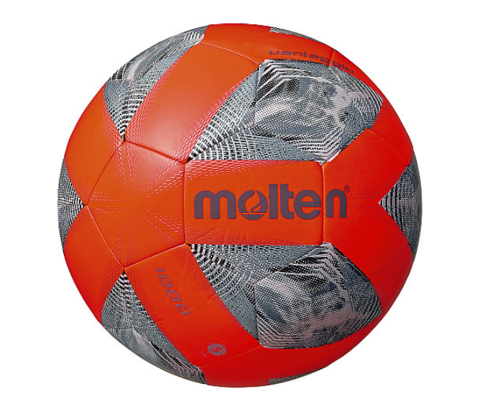 Molten MLTF5A1000-O  Machine Sewn Synthetic Leather Football - Orange - Zoom Image