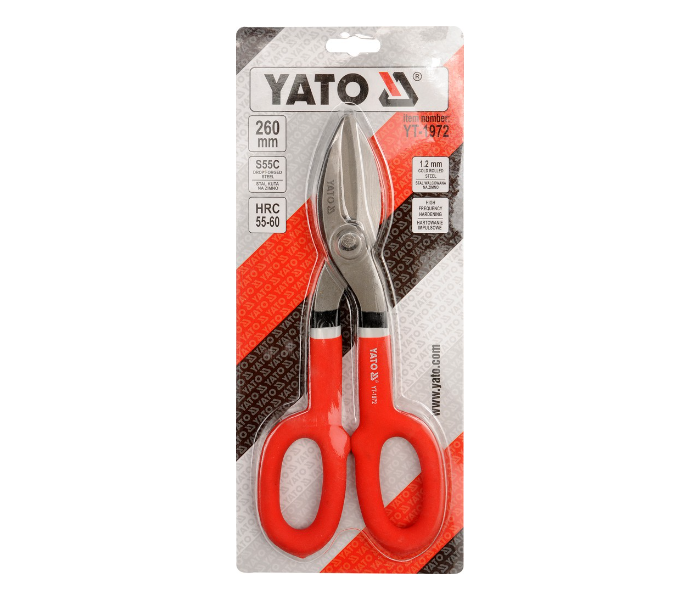 Yato YT-1972 260mm American Type Tin Snip - Black and Red - Zoom Image 2