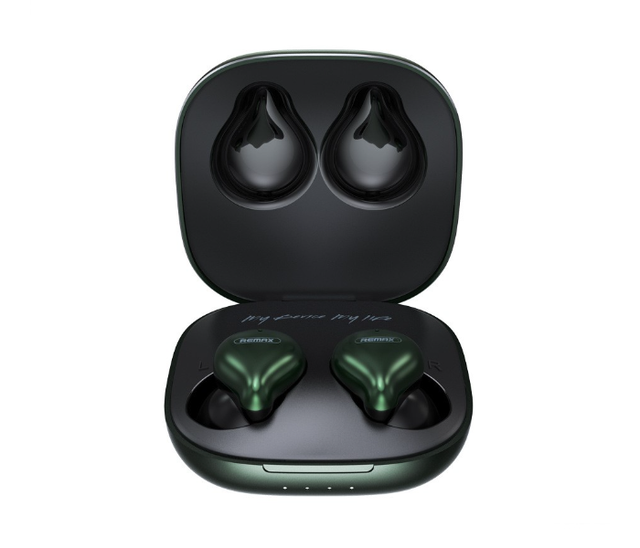 Remax TWS-12 True Wirless Stereo Earbuds -Green - Zoom Image 1